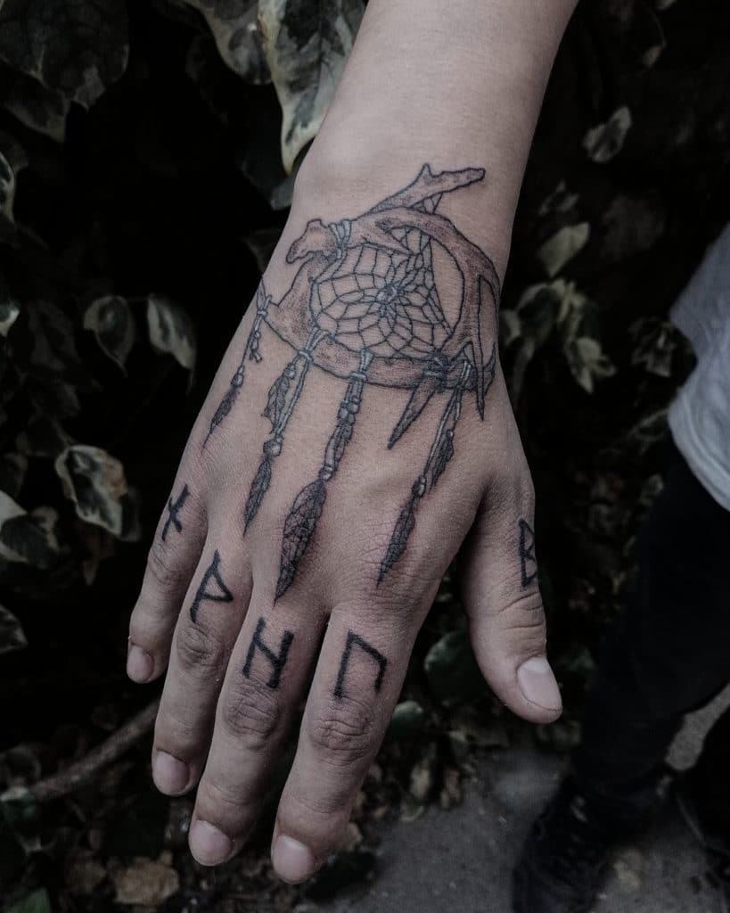 dreamcatcher tattoo