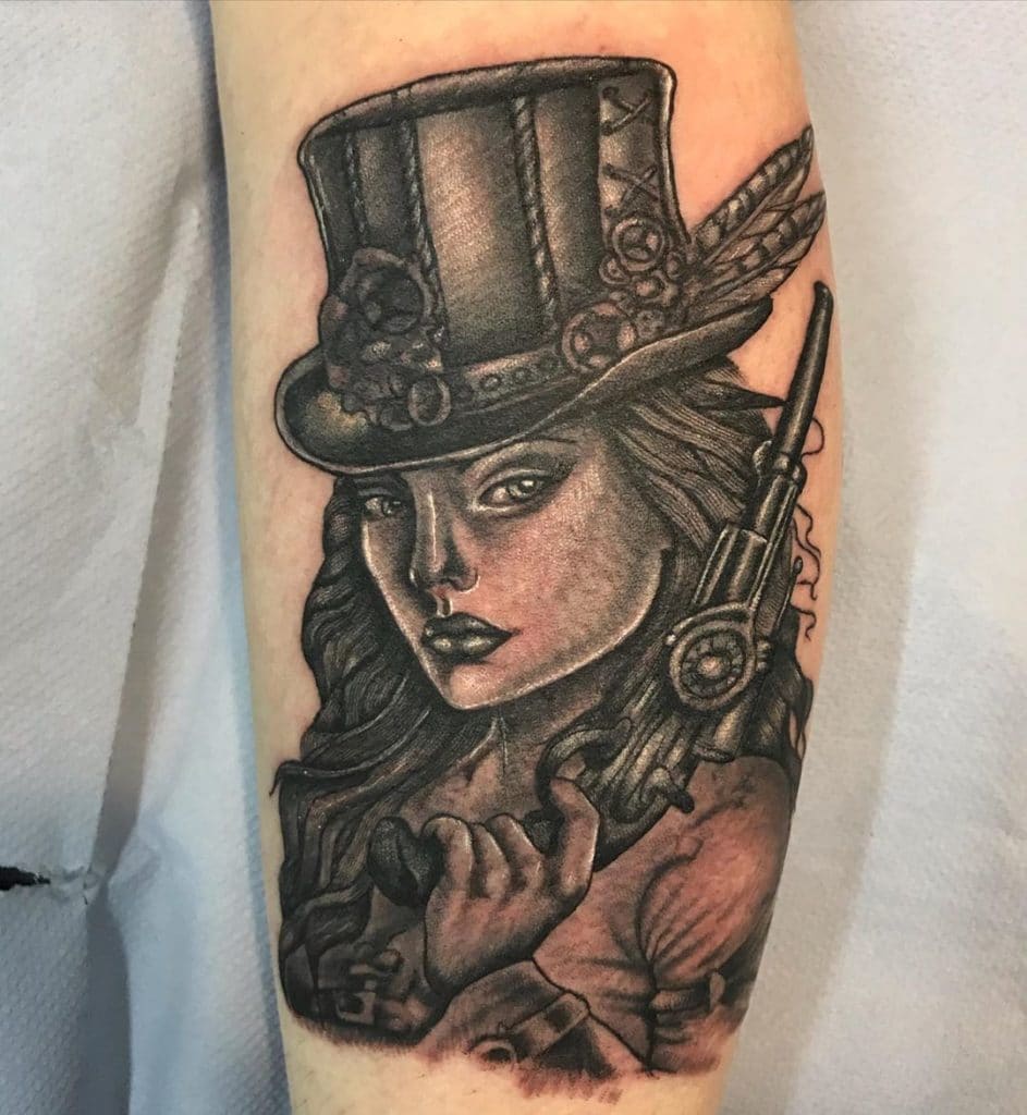 tatouage steampunk