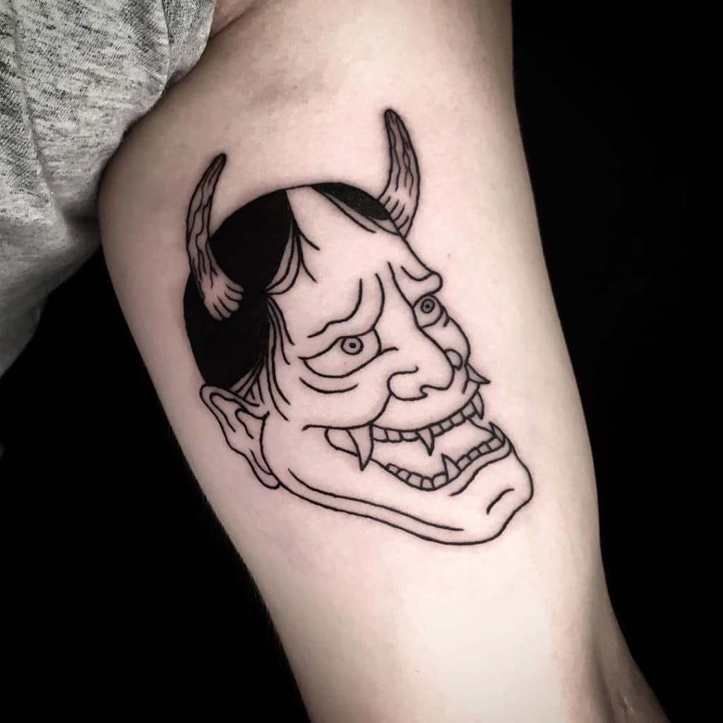 101 Best Hannya Mask Tattoo Designs! - Outsons