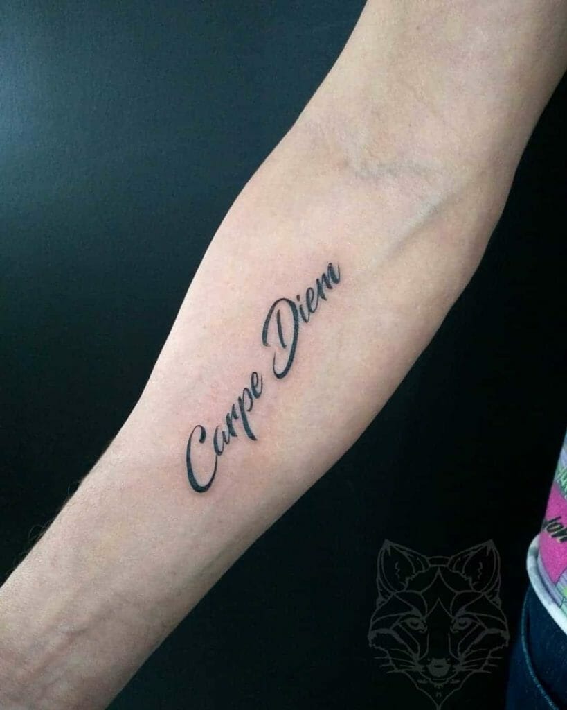 101 Amazing Carpe Diem Tattoo Designs You Need To See! - Outsons