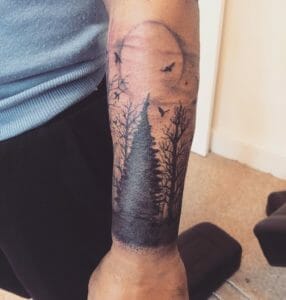 101 Amazing Forest Tattoo Designs For 2024!