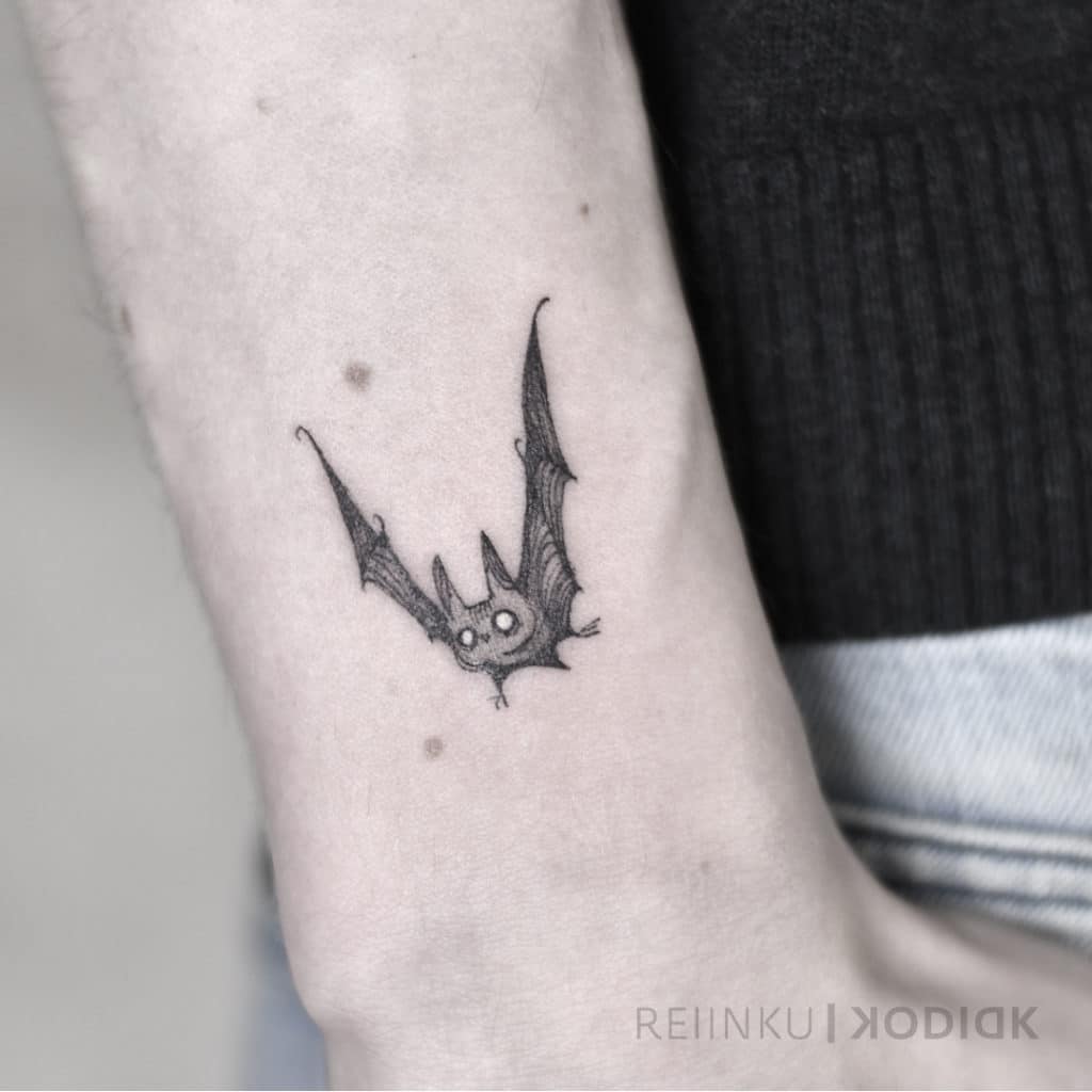 Tiny Witch Tattoo