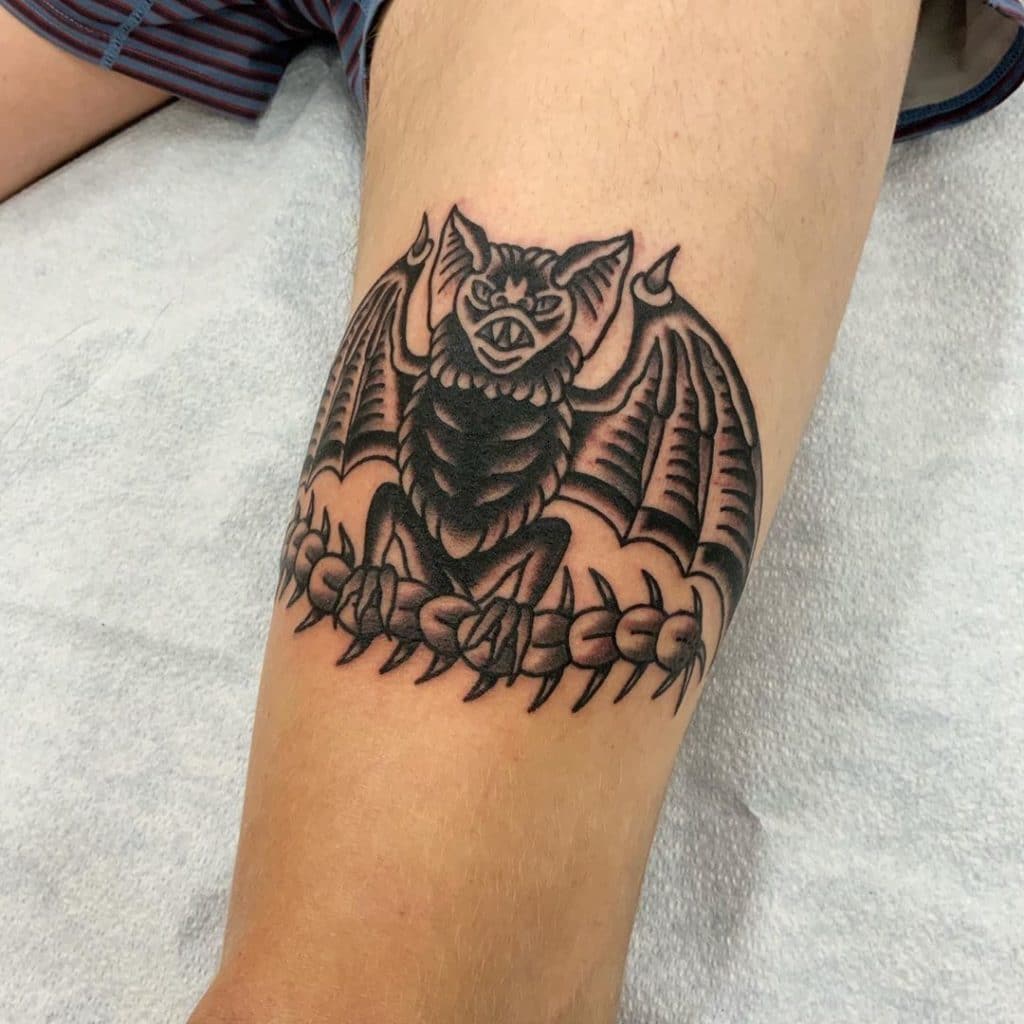 bat tattoo