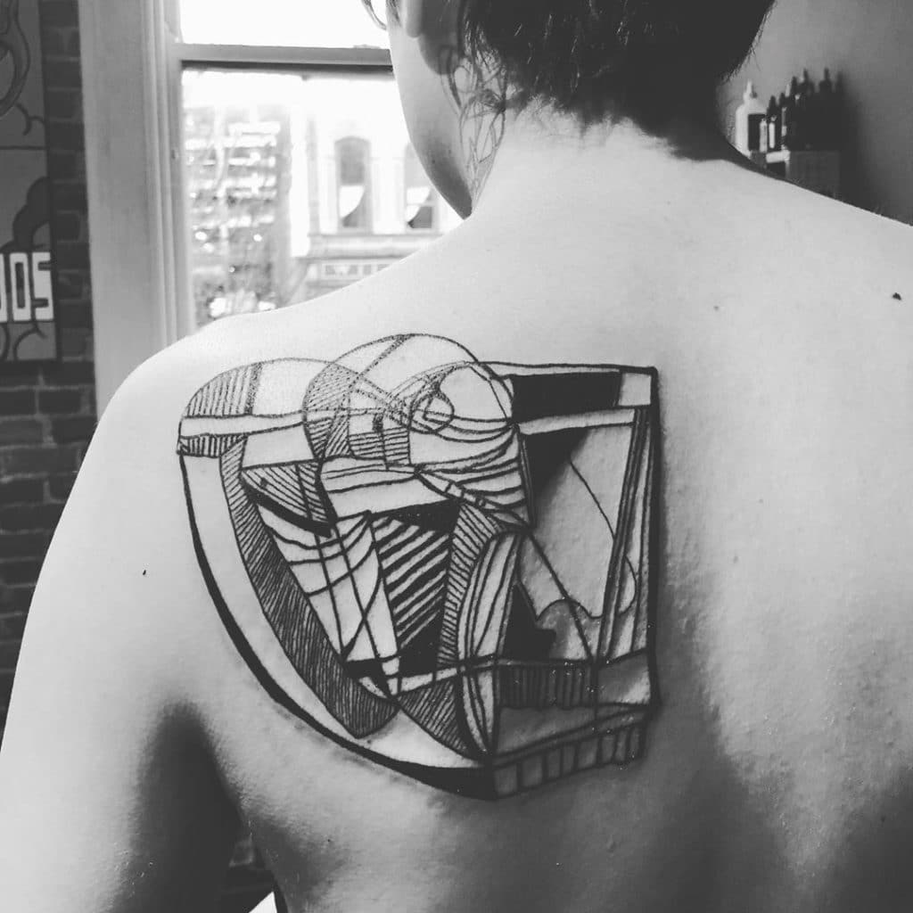 abstract tattoos