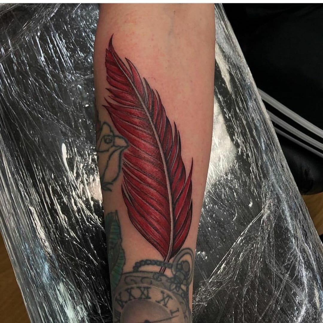 101 Latest Feather Tattoo Designs For 2024!