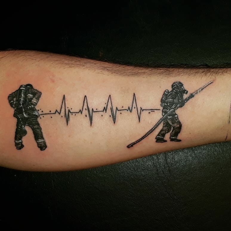 firefighter tattoos