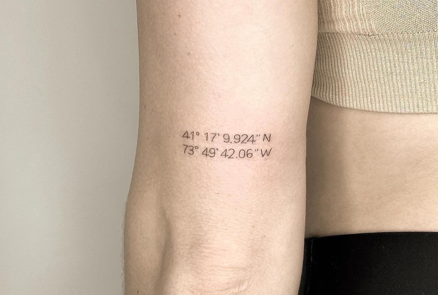 101 Amazing Coordinate Tattoo To Inspire You In 2023! - Outsons