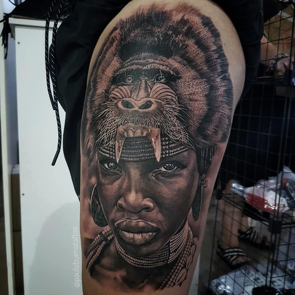 Africa tattoo Outsons