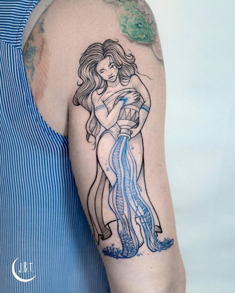 Amazing Aquarius Tattoo