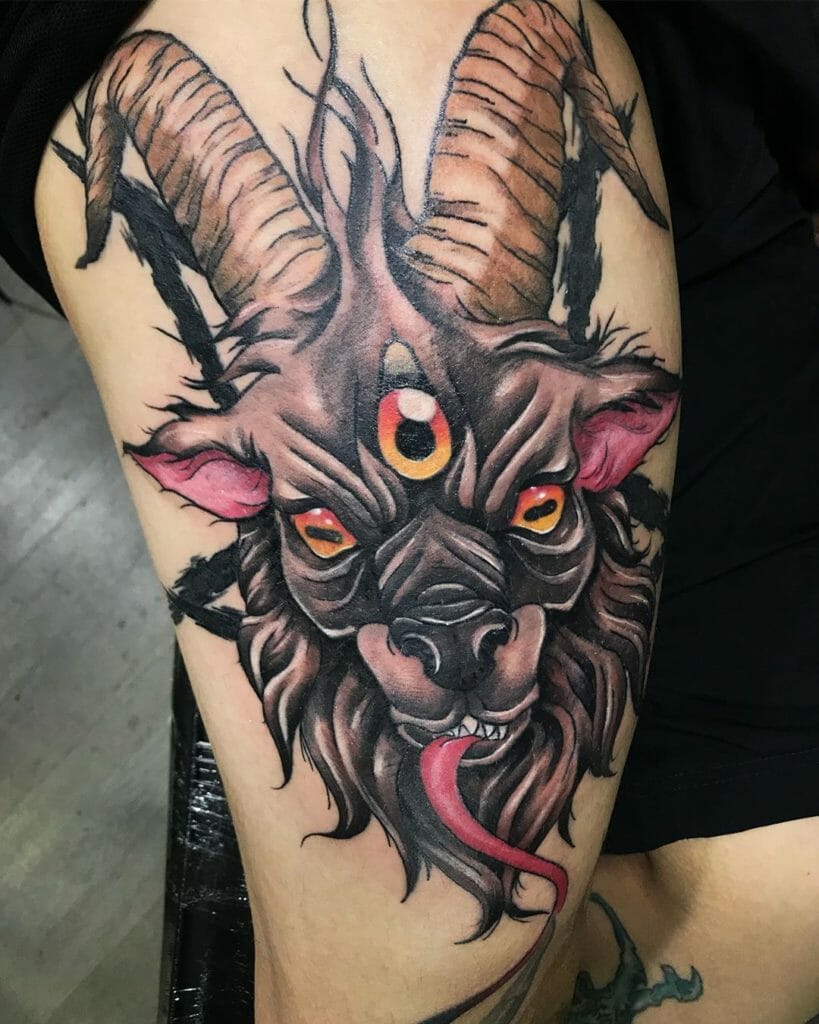 Baphomet tattoo 2 Outsons