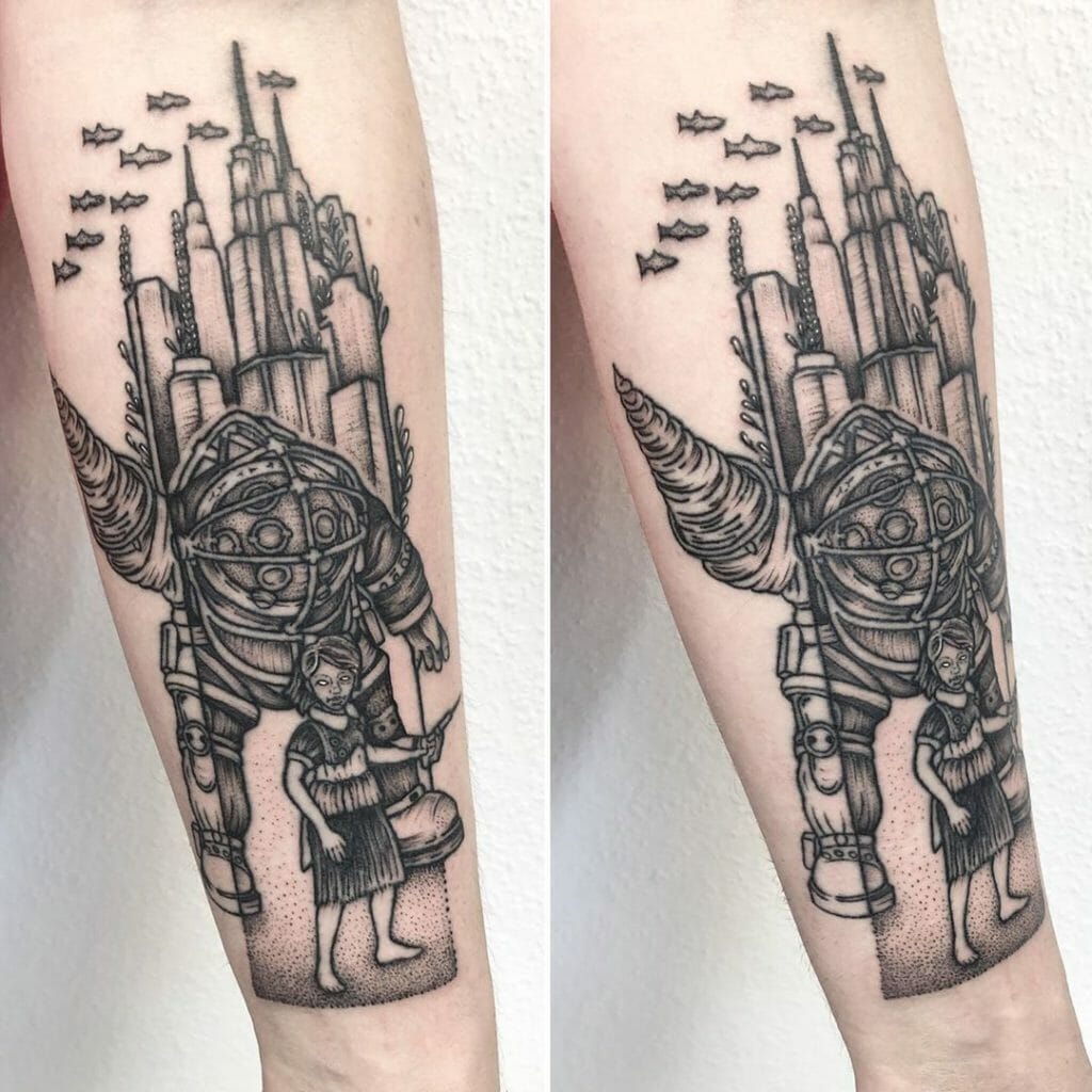 BioShock chain tattoo meaning Outsons
