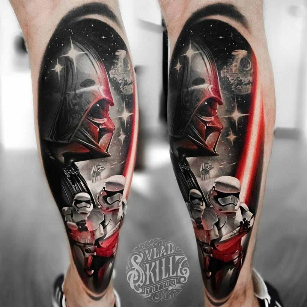 Black Cool Star Wars Darth Vader tattoo designs Outsons