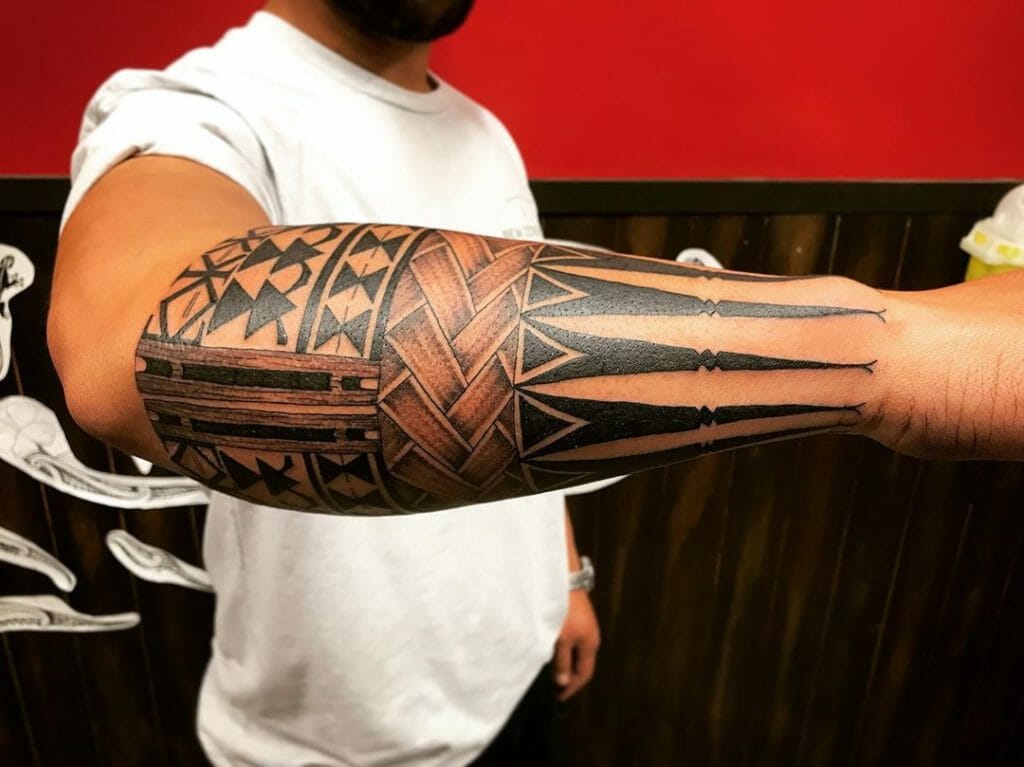Black ink sleeve tattoo ideas Outsons