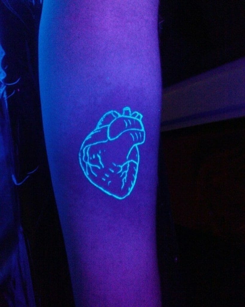 Blacklight tattoos