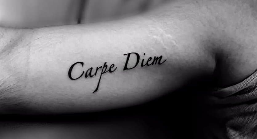 Share more than 78 carpe diem tattoo inner arm - thtantai2