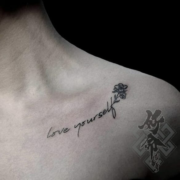 101 Amazing Collar Bone Tattoo Designs You Need To See! - Outsons