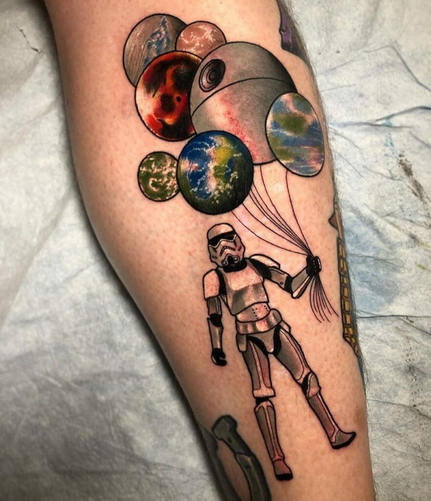 Dark tattoo Darth Vader for guys Outsons
