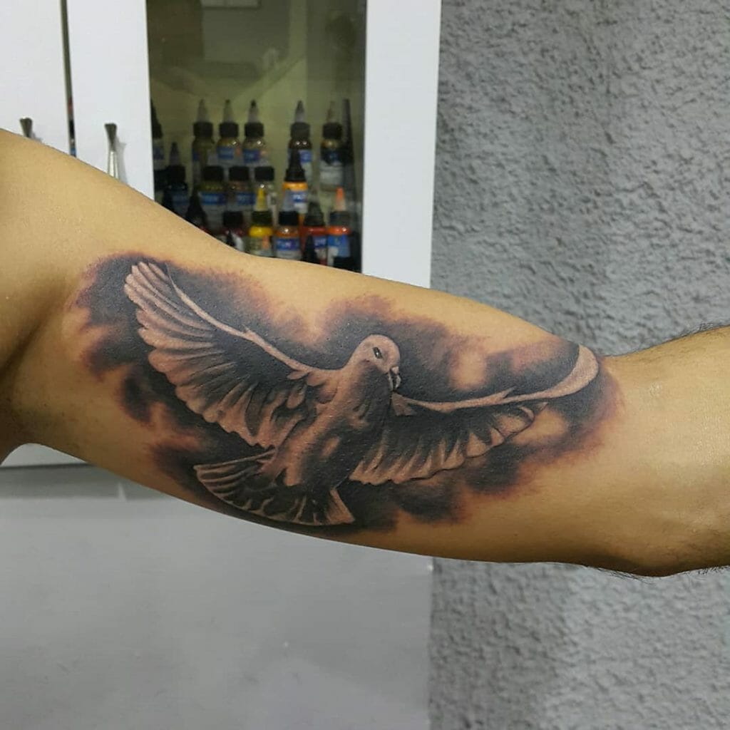 Amazing Dove Tattoo