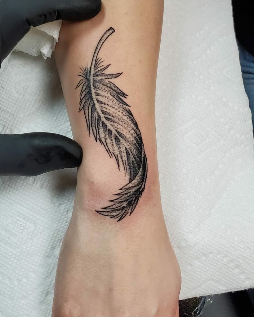 Feather tattoo1
