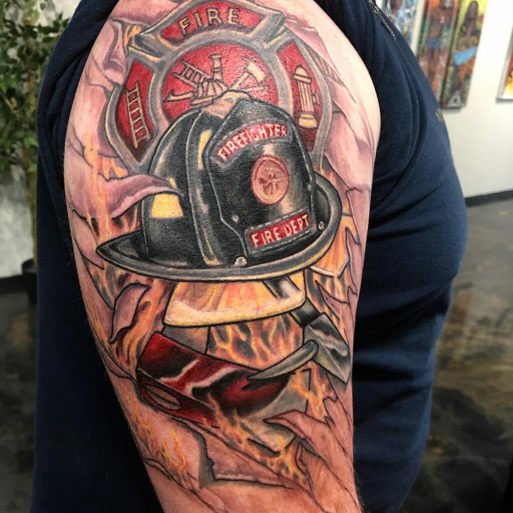 Firefighter tattooss