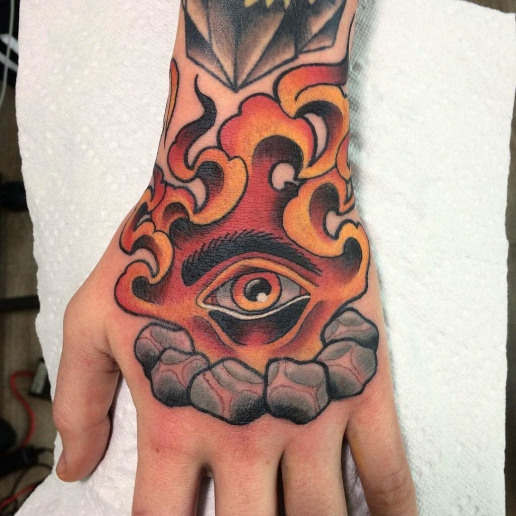 Flame tattoo1