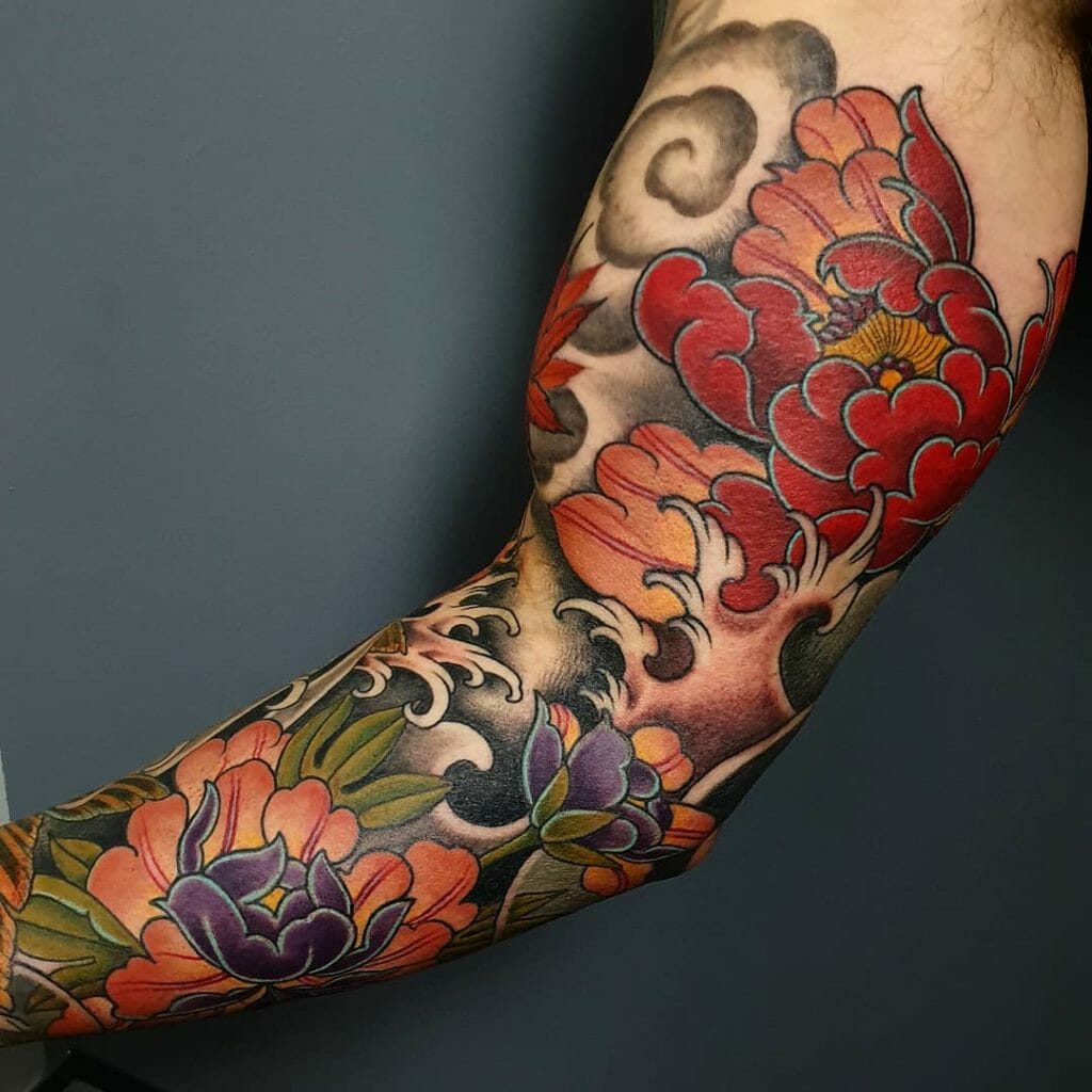 Flowers of tattoos