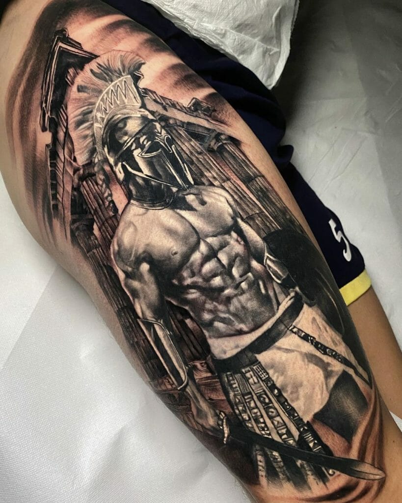 101 Amazing Gladiator Tattoos You Have Never Seen Before! - Outsons