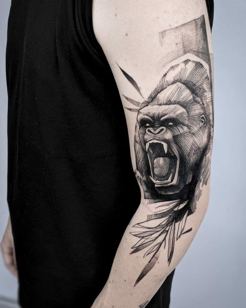 Gorilla hand tattoo intelligence