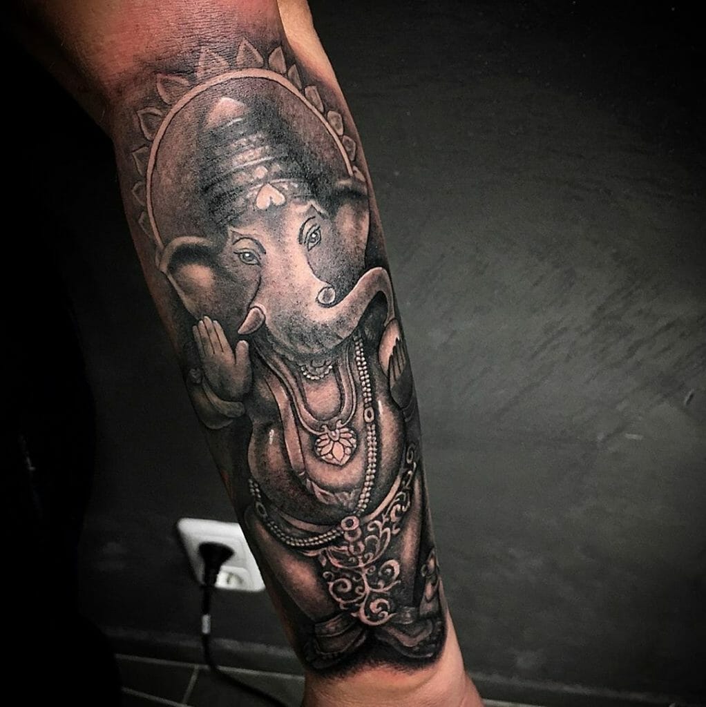 Hindu god tattoo 