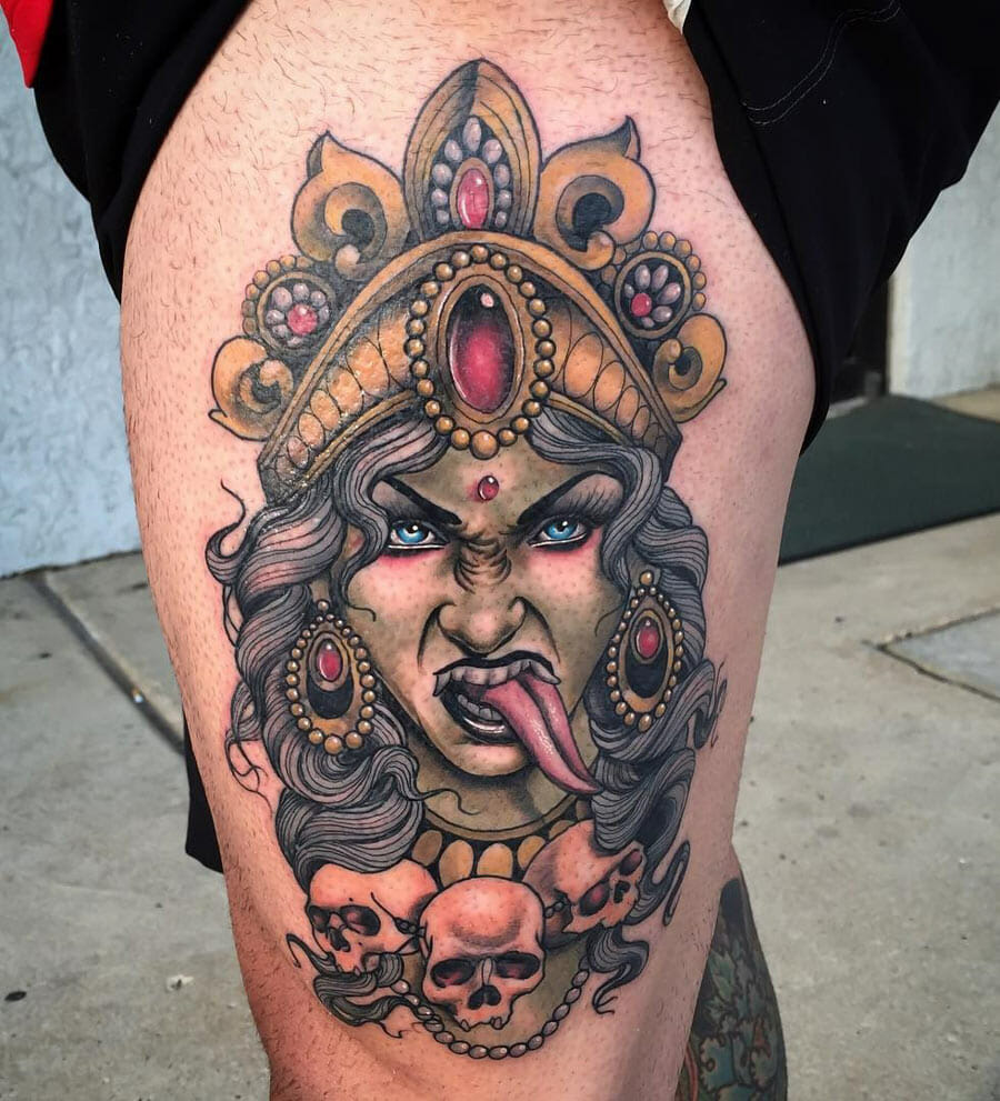 Hindu goddess tattoo