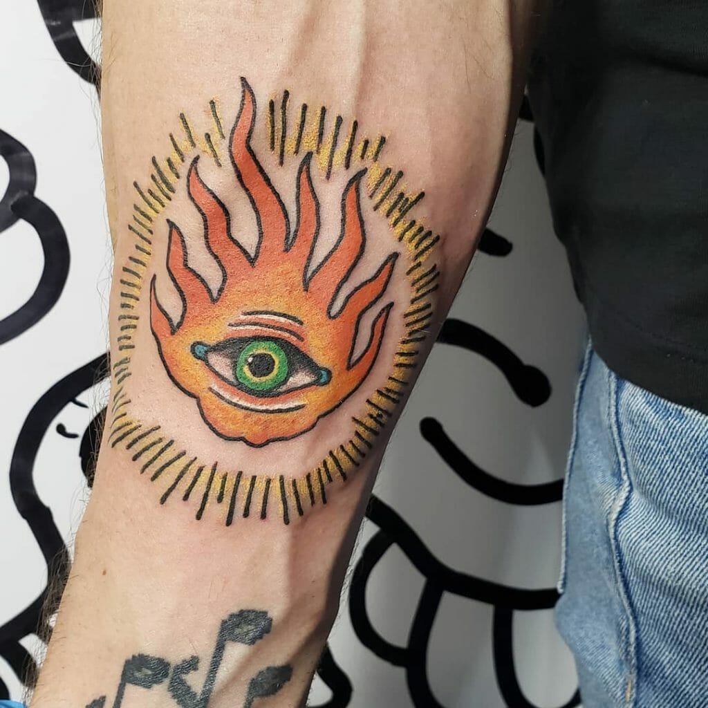 Illuminati tattoo sleeve design Outsons