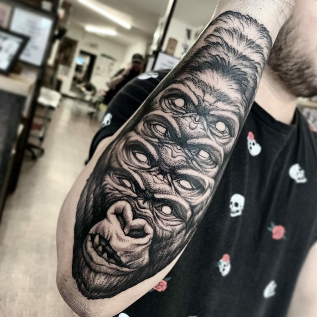 Images of gorilla tattoos