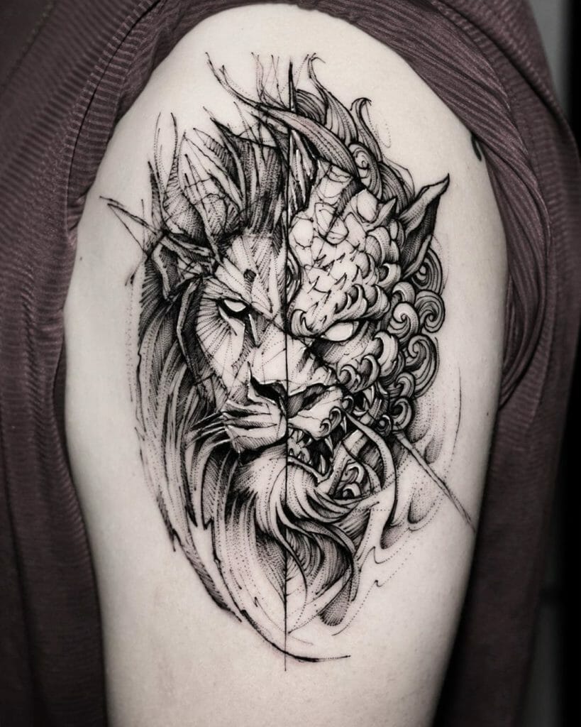 Imperial lions foo dog tattoos Outsons