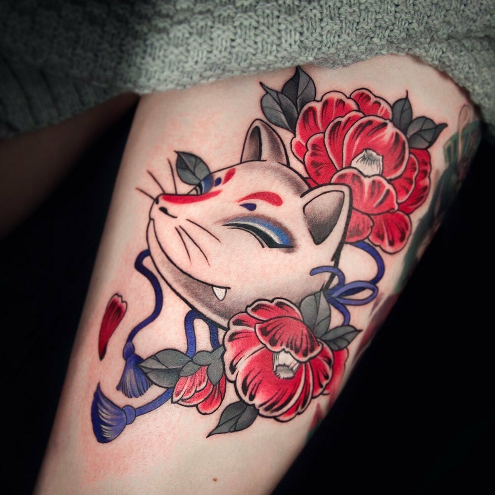 Japanese flower tattoo1