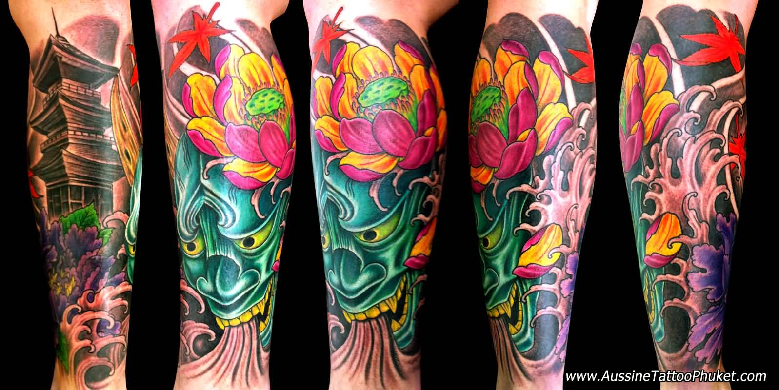 What are the various types of Japanese Flower tattoo  Chronic Ink