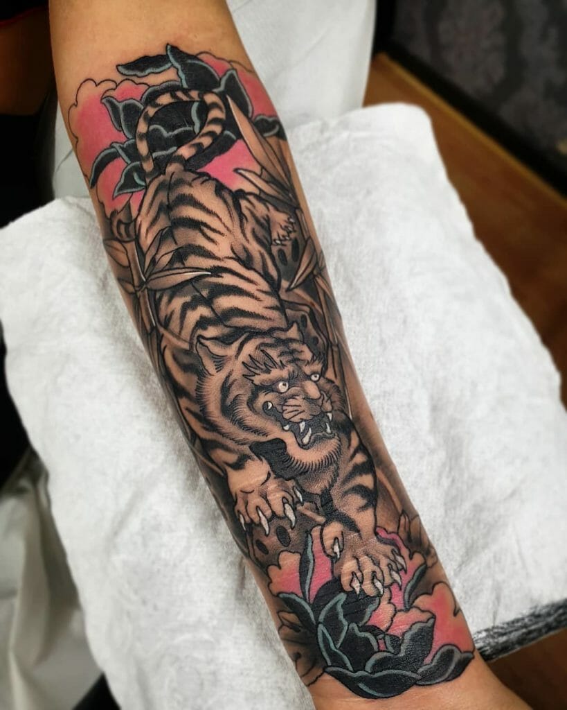 Japanese tiger tattoo2