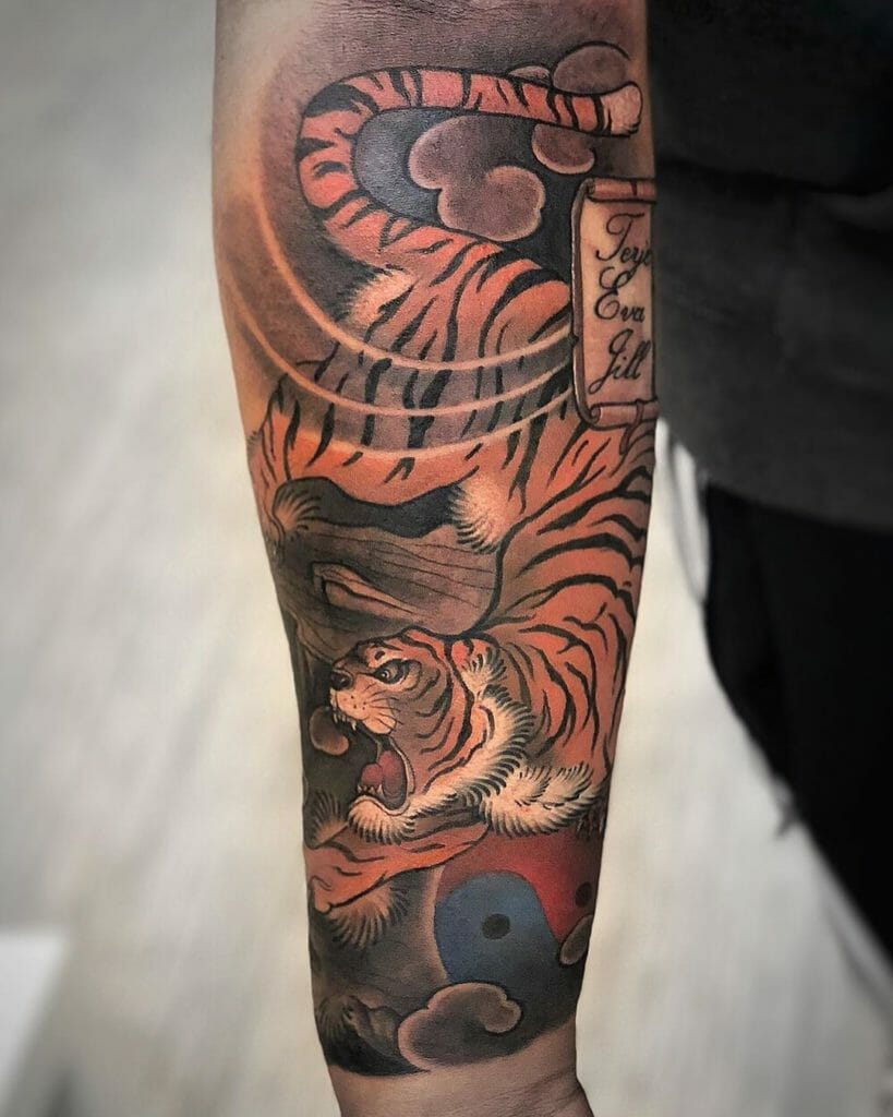 Japanese tiger tattoo3