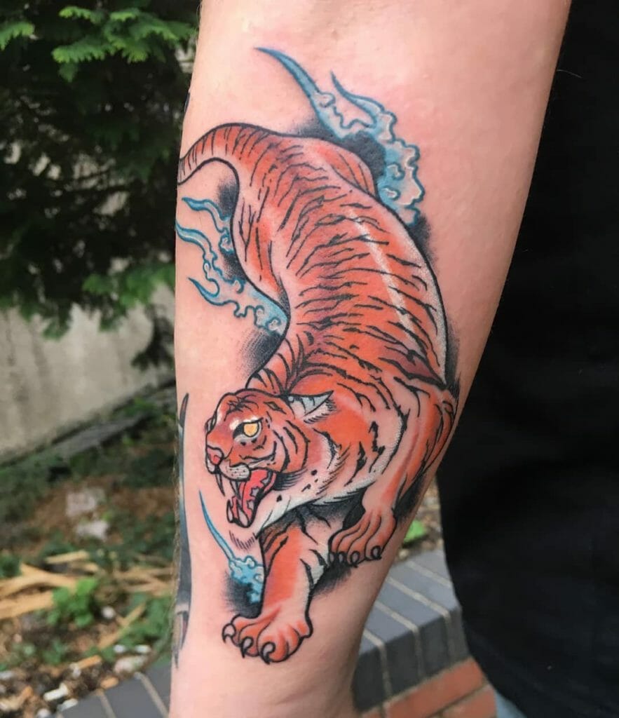 Japanese tiger tattoo31