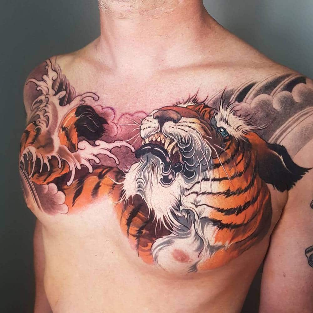Japanese tiger tattoo41