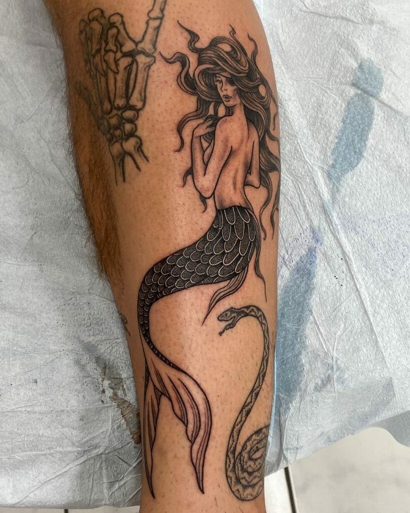 Mermaid tattoo Outsons