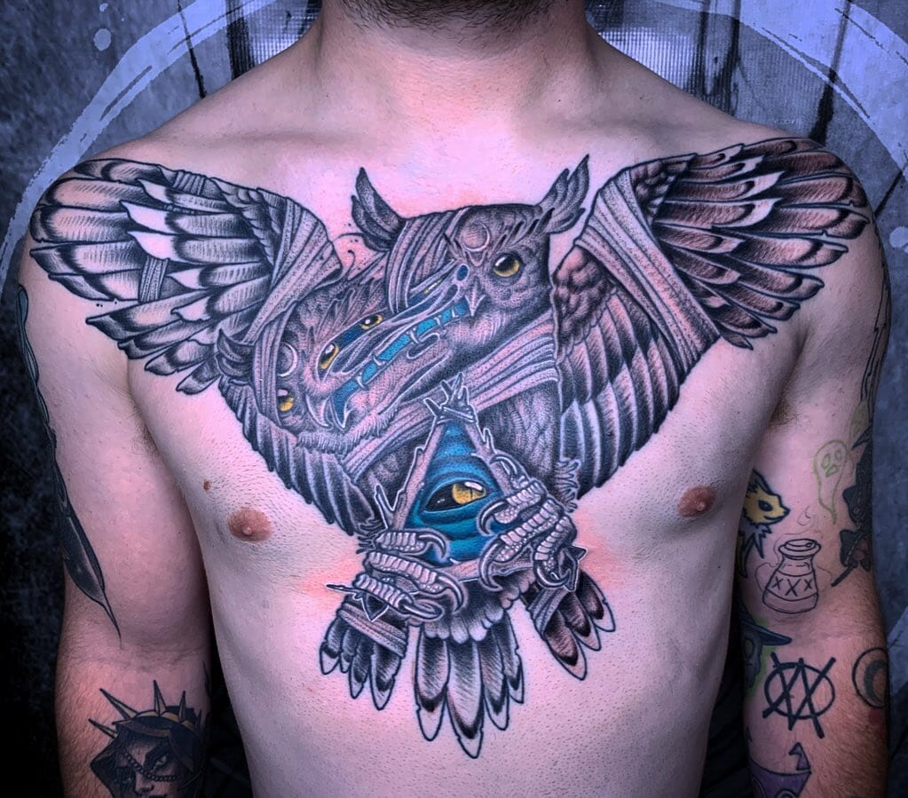 Owl tattoo meaning Illuminati Outsons
