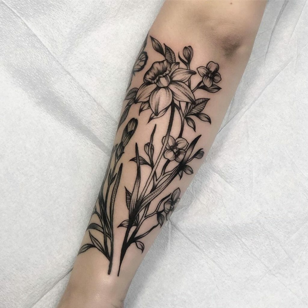 Rose blackwork tattoos sleeve designs Outsons