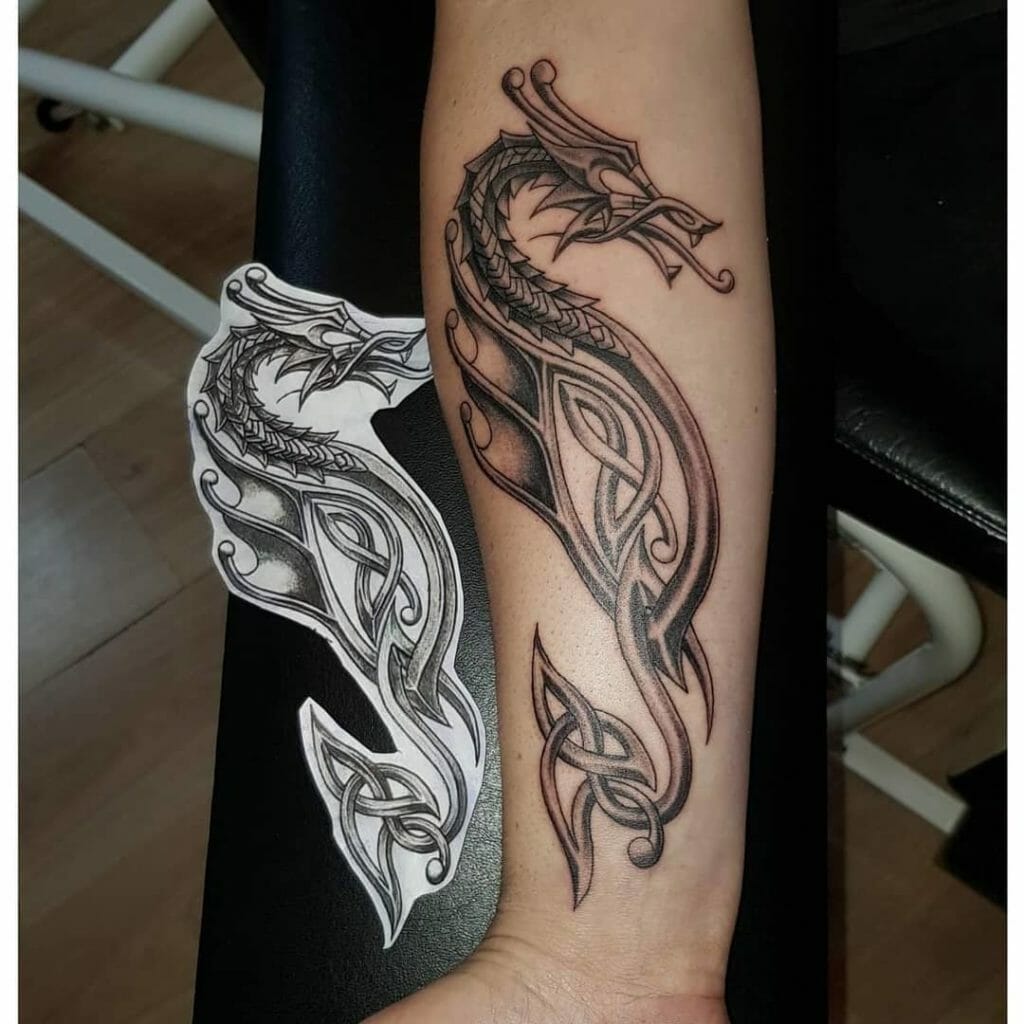 101 Best Celtic Dragon Tattoo Designs You Need to See! - Outsons