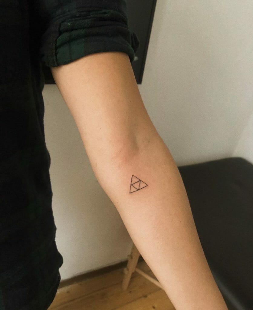 Small triforce tattoo Outsons