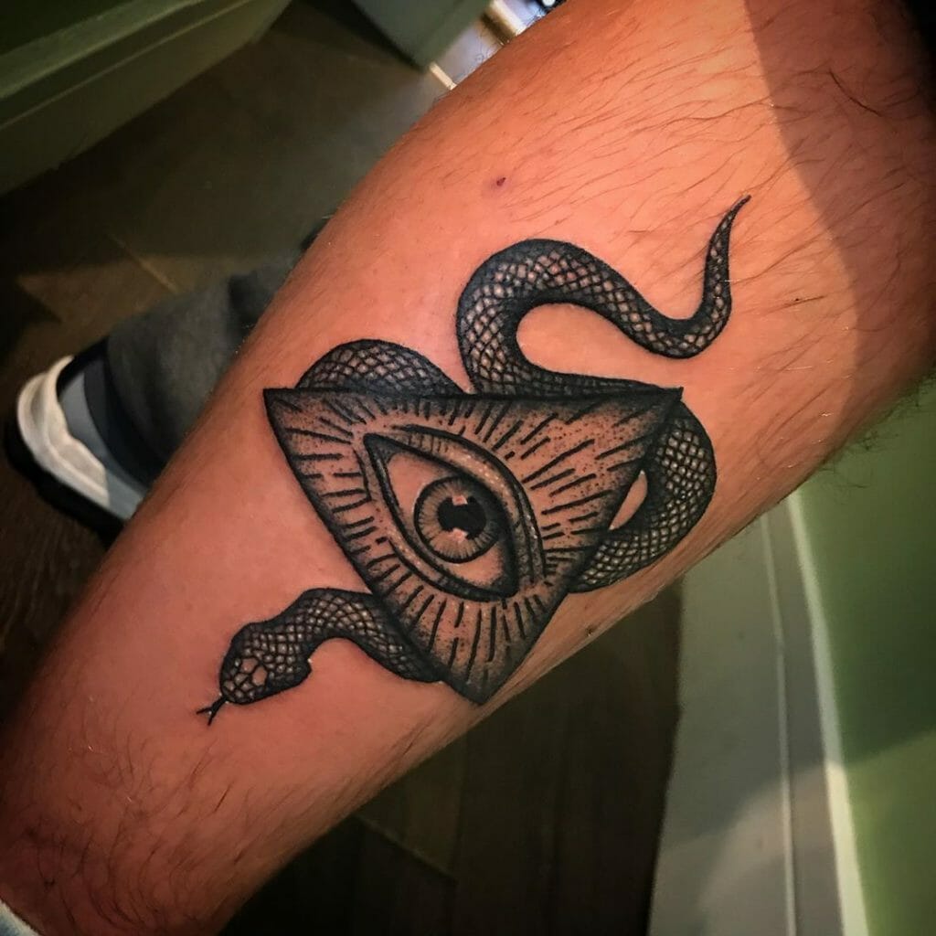 Snake illuminati tattoo symbol Outsons