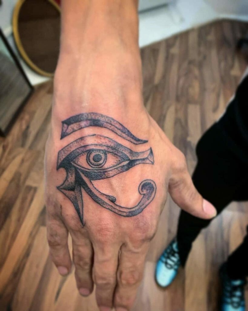The eye of Horus tattoo Outsons