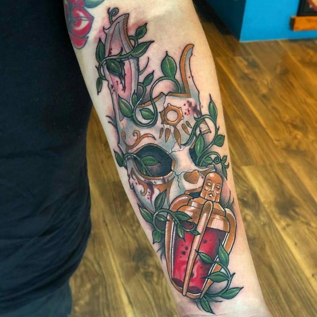 Traditional BioShock tattoo Outsons