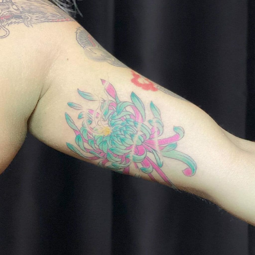 japanese flower tattoo