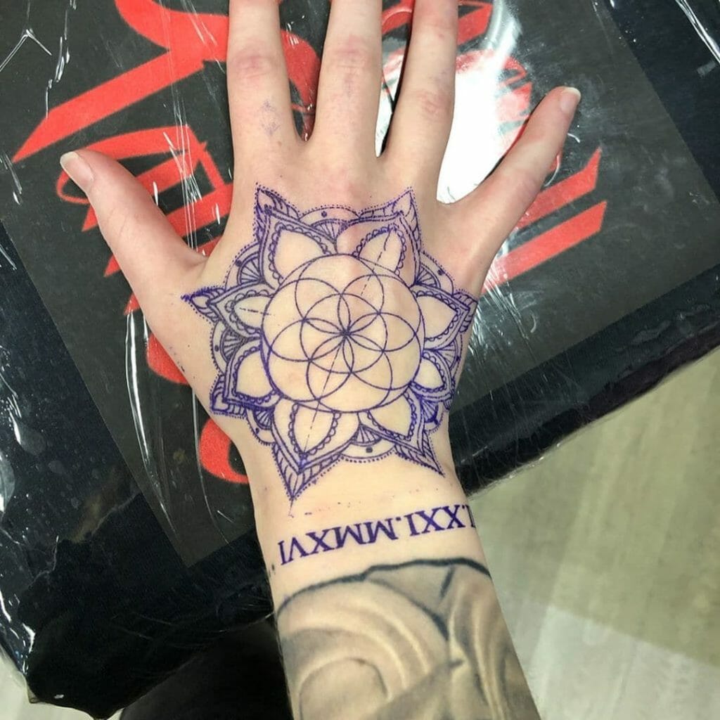 Unalome Mandala Tattoo
