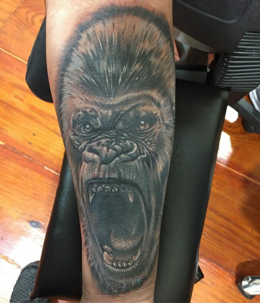 gorilla tattoo